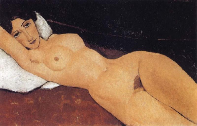Amedeo Modigliani Reclining Nude on White Pillow China oil painting art